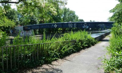 Ansicht des Ernst-Heilmann-Stegs in Berlin Kreuzberg