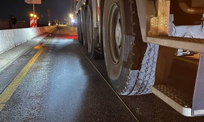 Belastungsfahrt mit Kranfahrzeug