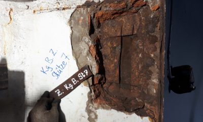Entnahme von Materialproben für die Bestandsuntersuchung