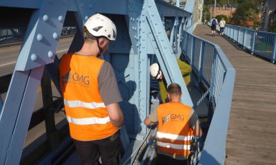 Schwingungsmessungen an den Spanngliedern am Scheitelgelenk